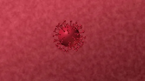 Corona Virus 3D animation Background Stock Footage 127187481