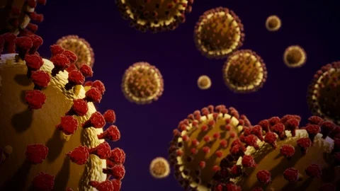 Corona virus 3d animation 스톡 동영상 126215535