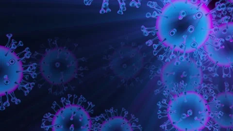 Corona Virus 3D Loop FullHD Stock Footage 162410706