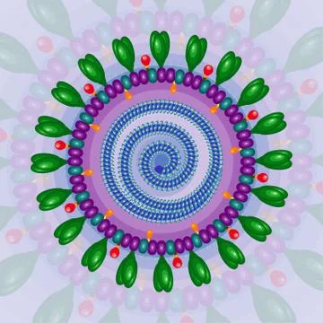 Corona virus. Background. Eps 10. Stock Illustration