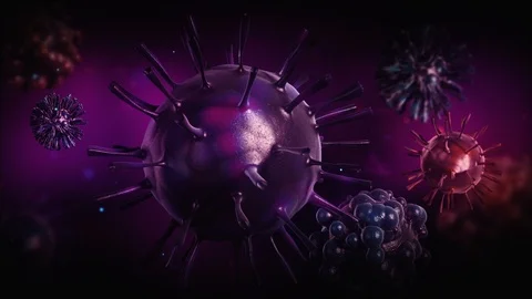 Corona Virus Background Stock Footage 123906455