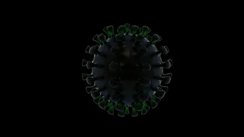 Corona Virus Blue 库存影片 128145238