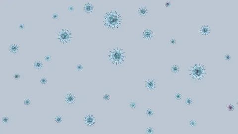 Corona virus cloud sparse massive Stock Footage 126902777