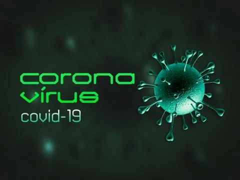Corona virus concept Stock Illustration