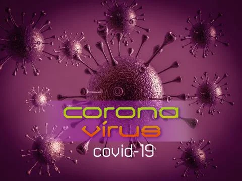 Corona virus concept Stock Illustration