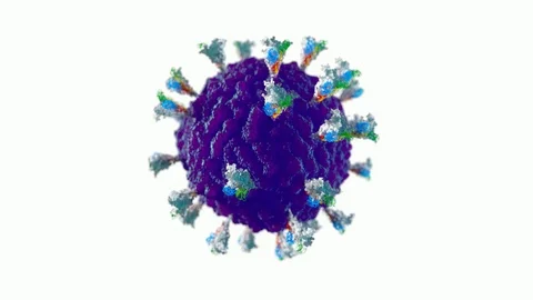 Corona Virus COVID19 Loop+Alpha by designidentity.de Stock Footage 126714718