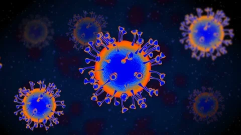 Corona virus disease 3d render Stock Footage 127049708
