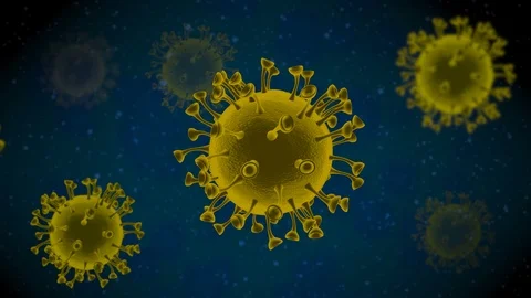 Corona virus disease 3d render Stock Footage 127095012