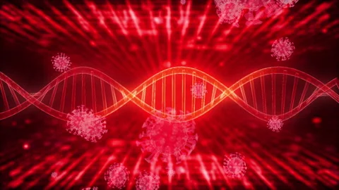 Corona virus disease flu loop animation Stock Footage 146201669