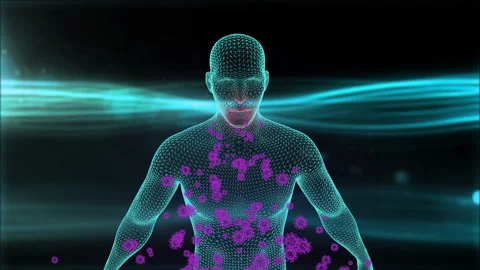 Corona virus disease flu loop animation Vídeos de archivo 146201773