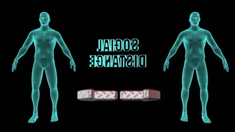 Corona virus disease flu loop animation Vídeos de archivo 146201787