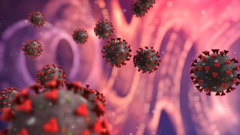 Corona virus Stock Footage 129085004