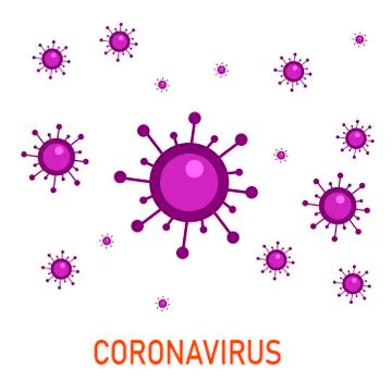 Corona Virus Good for template background, banner, poster Stock Illustration
