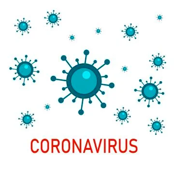 Corona Virus Good for template background, banner, poster Stock Illustration
