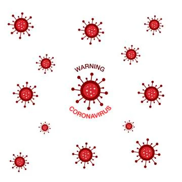 Corona Virus Good for template background, banner, poster イラスト素材