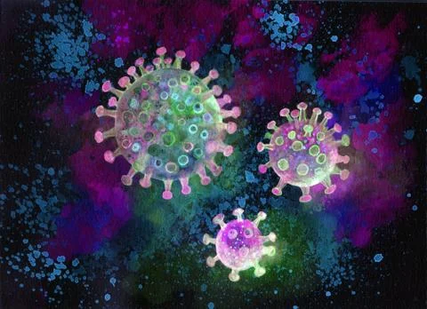 Corona Virus Stock Illustration