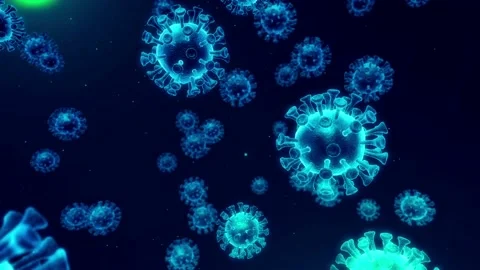 Corona Virus Loop Animated Background 스톡 동영상 170057896