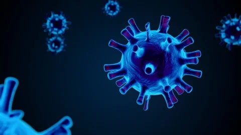 Corona Virus Loop Stock Footage 126251472