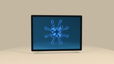 Corona Virus Magic Focus Frame Stock Footage 130159543