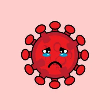 CORONA VIRUS MASCOT Stock Illustration
