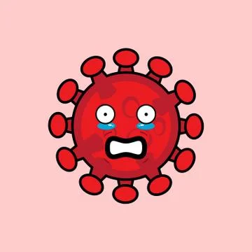 CORONA VIRUS MASCOT Stock Illustration