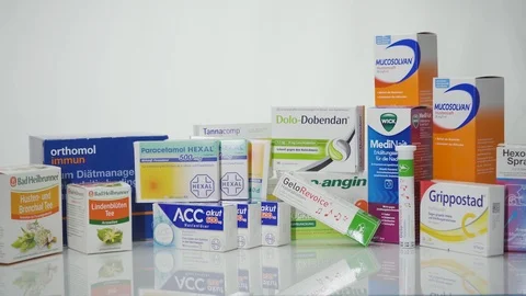 Corona Virus Medication Stock Footage 125872978