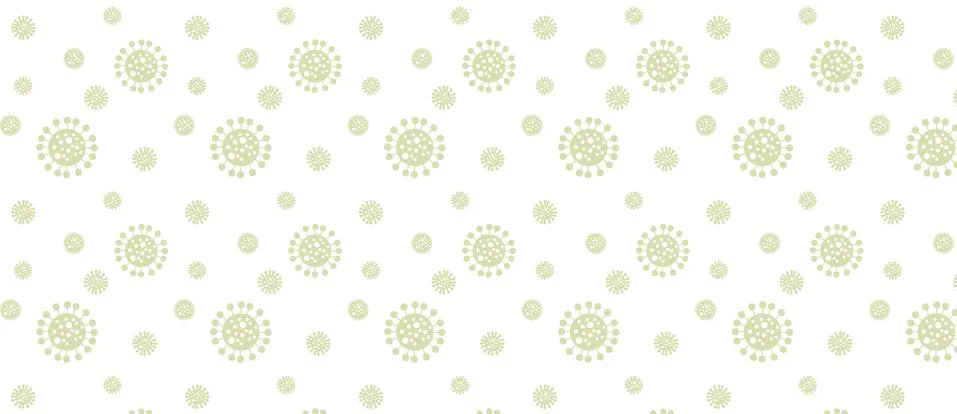 Corona virus microbe pattern. vector icon. microorganism disease causing illu Stockillustratie