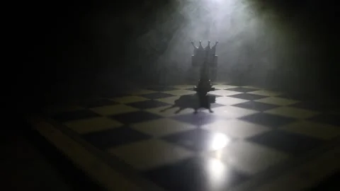 Corona virus miniature model on chessboard 스톡 동영상 149087845
