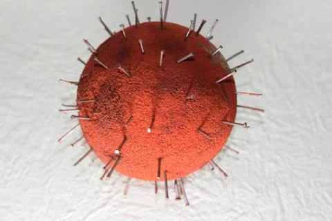 Corona Virus model Stock Photos