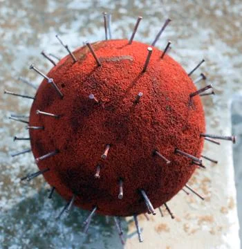 Corona Virus model Stock Photos