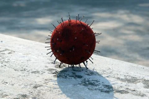 Corona Virus model Stock Photos