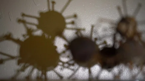 Corona Virus Models in Cluster 動画素材 129557957