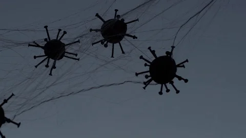 Corona Virus Models on Strings 動画素材 129558015