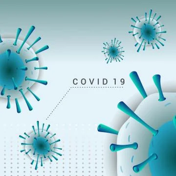 Corona Virus Professional background Stock Illustration