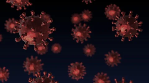 Corona Virus - the SARS Cov 2 Virus Stock Footage 126857722