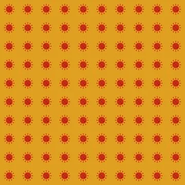 Corona virus seamless pattern Stock Illustration