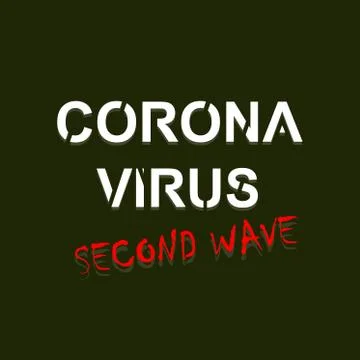 Corona virus second wave. Covid 19, pandemic new version. Vector illustration Stock Illustration