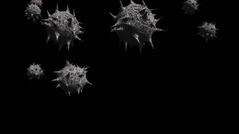 Corona virus shatter effect animation background Vídeos de archivo 146307890