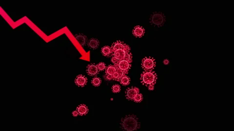 Corona virus spread floating loop animation Vidéo 160401174