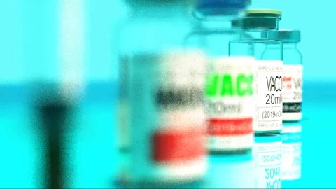 Corona virus vaccine concept Stock Footage 148257599