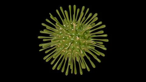 Corona virus. Viruses under microscope. nCoV respiratory virus, SARS, MERS, C 스톡 일러스트