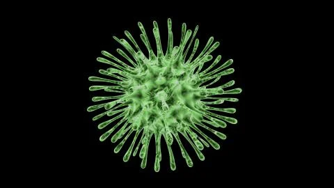 Corona virus. Viruses under microscope. nCoV respiratory virus, SARS, MERS, C Illustrazione stock