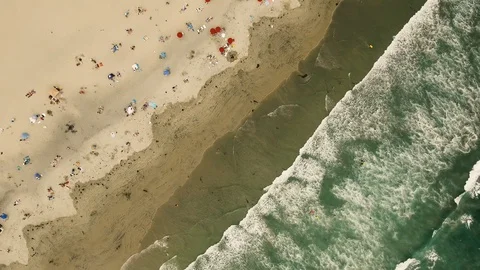 Coronado Beach Waves Video stock 95956151