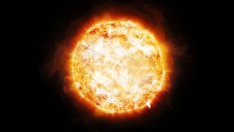 Coronary Emissions in the Sun	 스톡 일러스트