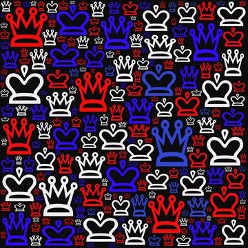 Coronation crowns Stock Illustration