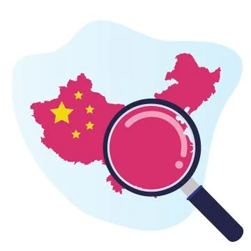 Coronavirus 2019 nCoV China Design element vector quarantine Stock Illustration