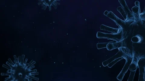 Coronavirus 2019 or COVID-19 corona virus disease bacteria medical healthcare Stock Footage 127299019