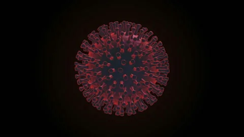 Coronavirus 2019. Pandemic. Pathogenic viruses that cause infection in the body Stock Footage 132025759