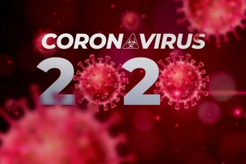 Coronavirus 2020 Hazard Stock Illustration