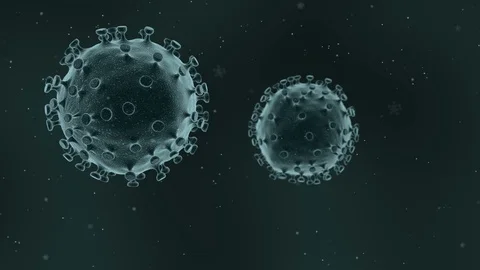 Coronavirus 3d animation 库存影片 126781015